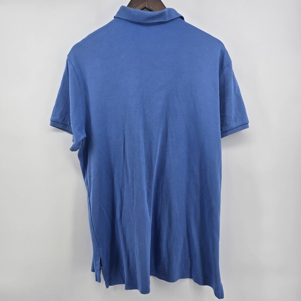 Polo Ralph Lauren Polo Shirt Mens L Large Light Blue Custom Fit Pony Logo Pique - Picture 6 of 8